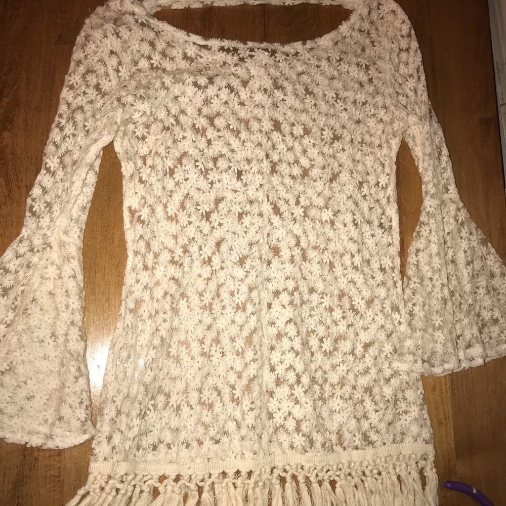 Lacey flower shirt